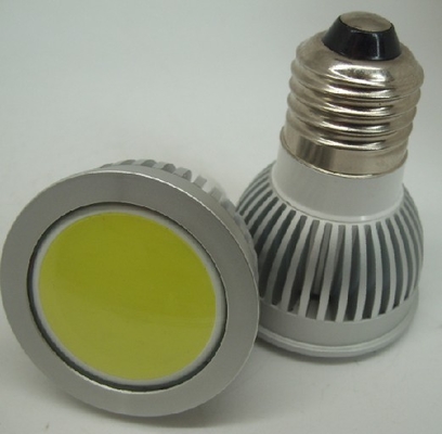 2012 new design high lumens E27 7w 30 / 45 degree COB led spotlight Ce & RoHs approval